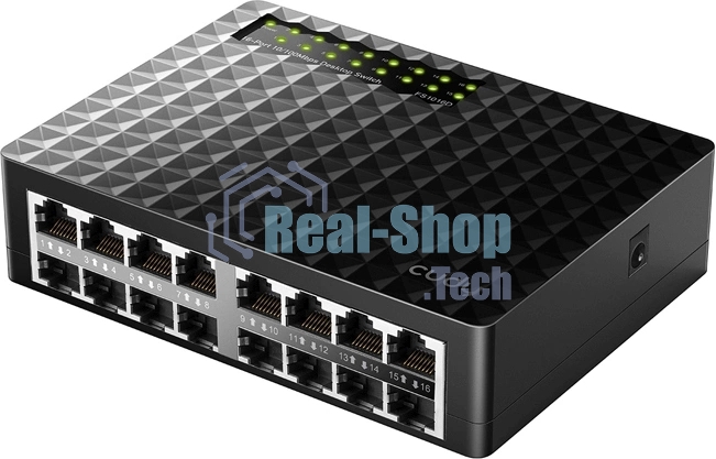 Коммутатор Cudy FS1016D (L2) 16x100 Мбит/с неуправляемый