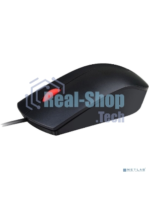 Мышь проводная Lenovo Essential черный, 1600 dpi, USB, кнопки - 3