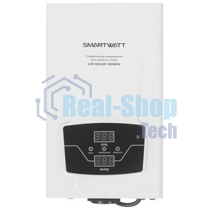Стабилизатор напряжения для газового котла SMARTWATT AVR BOILER 1000RW (140W - 260W, 1000VA, 1 кВт, 50 Гц, розеток - 1,