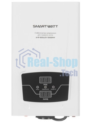 Стабилизатор напряжения для газового котла SMARTWATT AVR BOILER 1000RW (140W - 260W, 1000VA, 1 кВт, 50 Гц, розеток - 1,