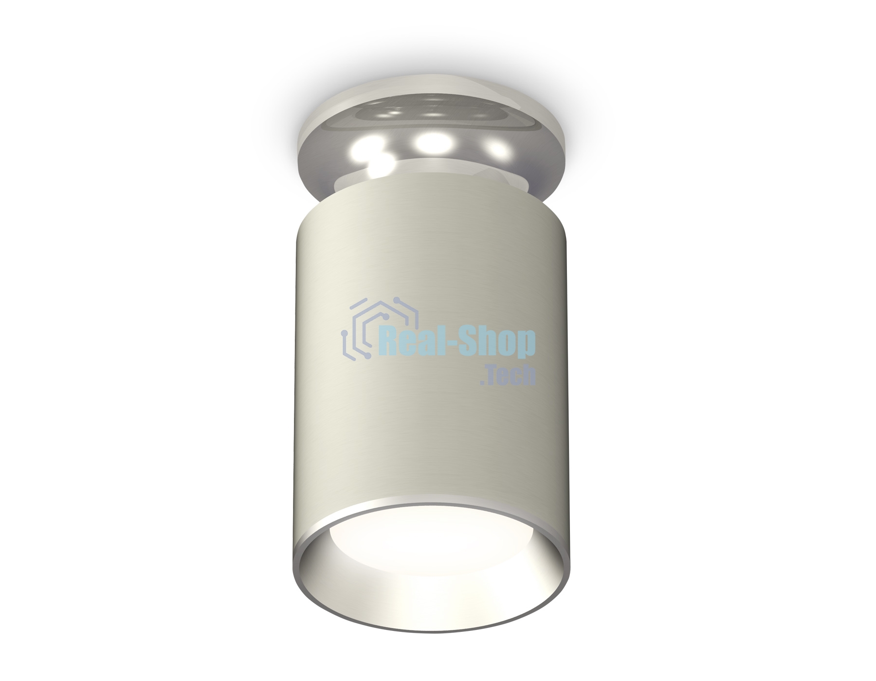 Светильник Ambrella Light XS6314101 SGR/PSL серый песок/серебро полированное MR16 GU5.3 (N6903, C6314, N6104)
