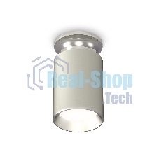 Светильник Ambrella Light XS6314101 SGR/PSL серый песок/серебро полированное MR16 GU5.3 (N6903, C6314, N6104)