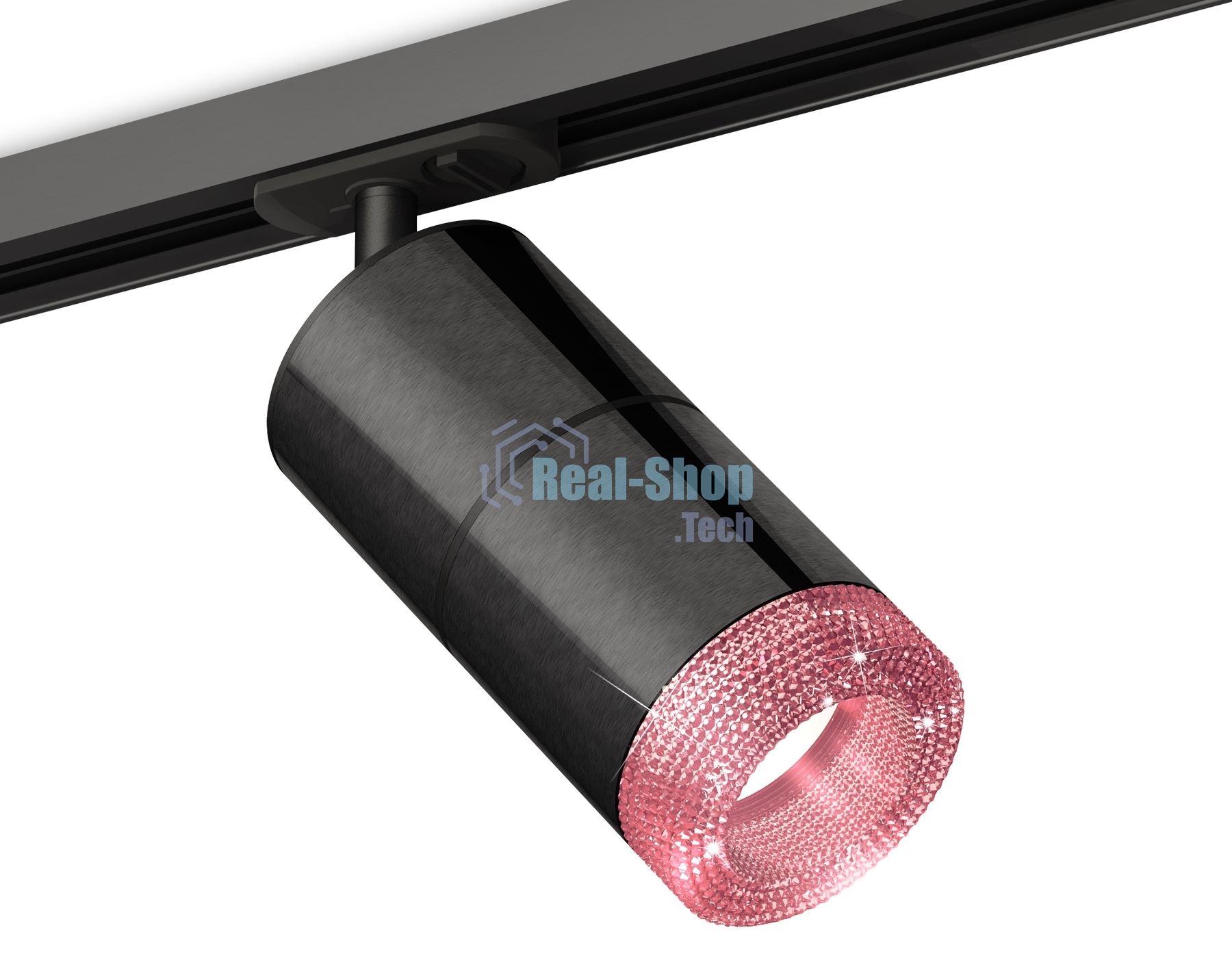 Светильник Ambrella light XT7403003 DCH/PI/SBK черный хром/розовый/черный песок MR16 GU5.3