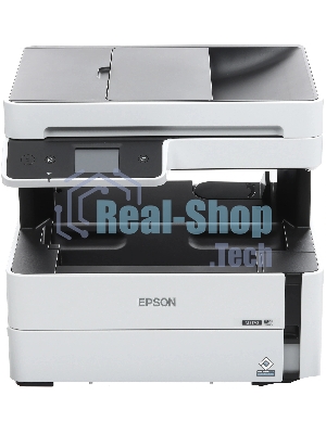 МФУ струйный Epson M3170 (C11CG92501), A4, ч/б, печ. до 39 стр/мин., 2400 x 1200 dpi (печать) 1200x2400dpi (скан.), USB, RJ-45, Wi-Fi, Air Print