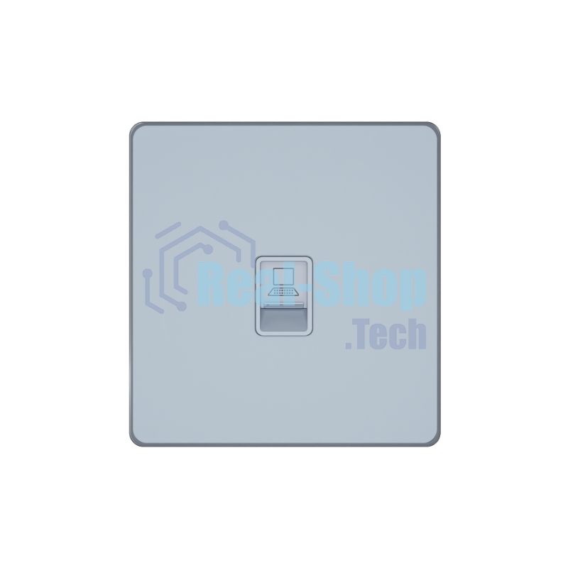 Systeme Electric Systeme Infinity Стальное небо Розетка информационная RJ-45 кат.5e