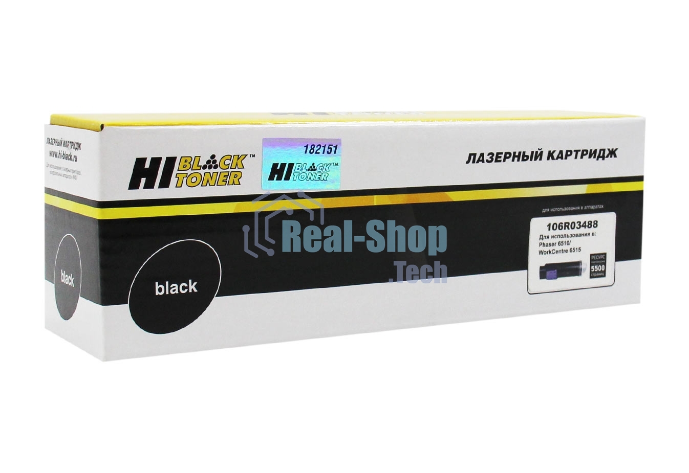 Тонер-картридж Hi-Black (HB-106R03488) для Xerox Phaser 6510/WC 6515, Bk, 5,5K