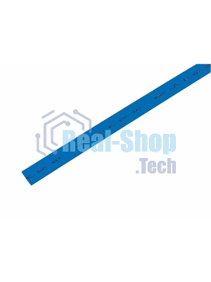 Термоусаживаемая трубка Rexant 10,0/5,0 мм, синяя, упаковка 50 шт. по 1 м