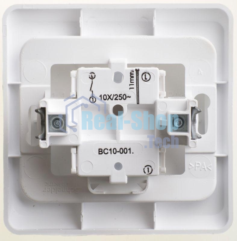 Выключатель 1-кл. СП Этюд 10А IP20 белый SchE BC10-001B