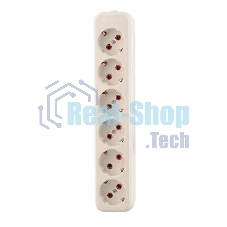 Колодка удлинителя 6-м с заземл. Lezard 720-0600-601