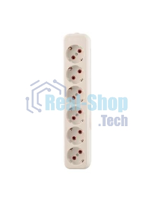 Колодка удлинителя 6-м с заземл. Lezard 720-0600-601