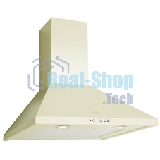 Вытяжка наклонная Elikor Коралл 50П-430-К3Д белый, 50 см, 430 куб. м/ч, 54 дБ