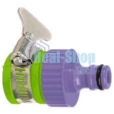 Адаптер Palisad пластмассовый 3/4 с внешним хомутом