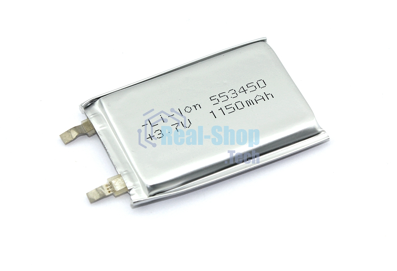 Аккумулятор Li-Pol (батарея) 5,5x34x50мм 2pin 3.7V/1150mAh