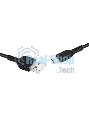 Кабель USB HOCO X20 Flash для Micro USB, 2.4А, 1.0м, черный