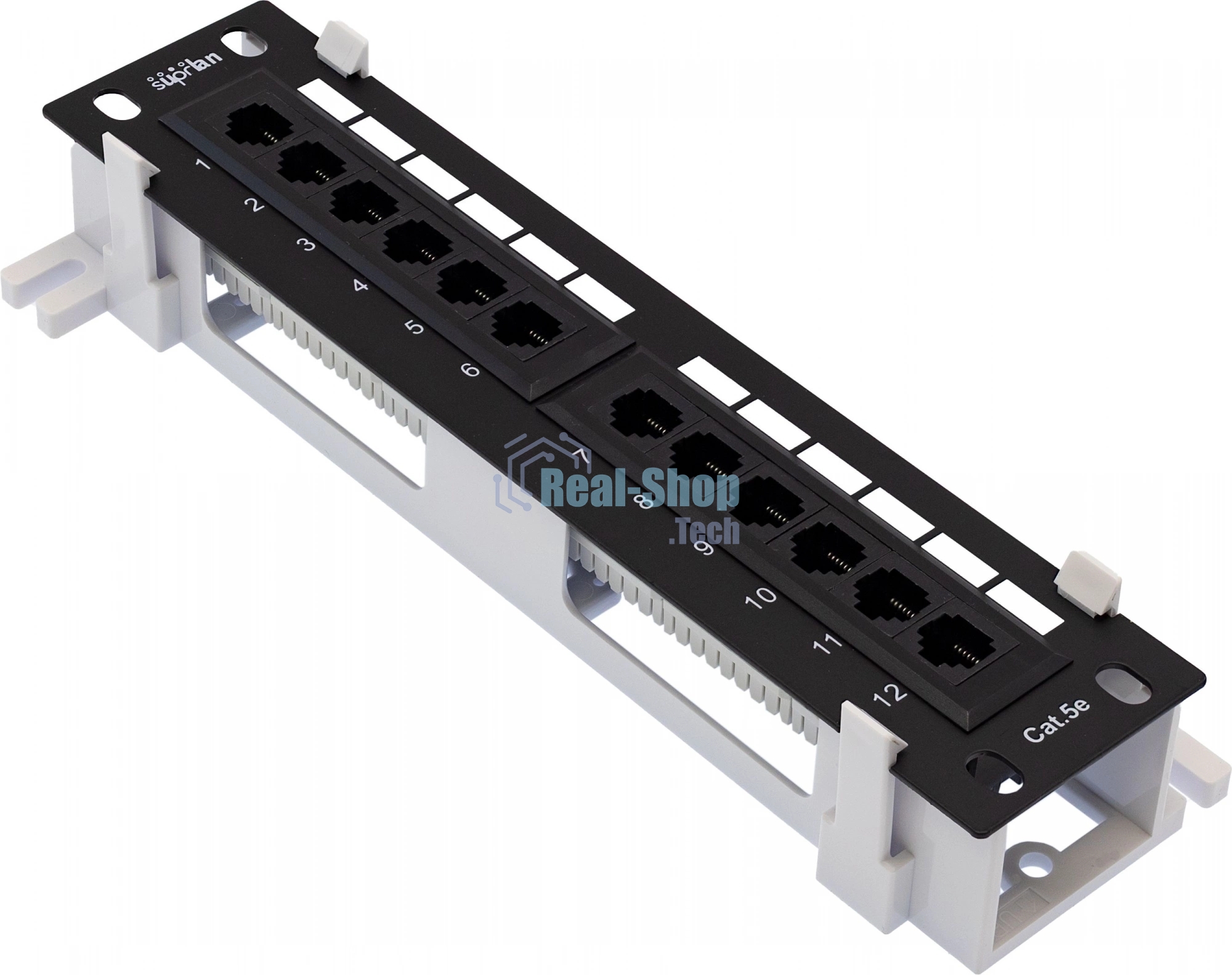 Патч-панель настенная 12хRJ-45, UTP, Cat.5e