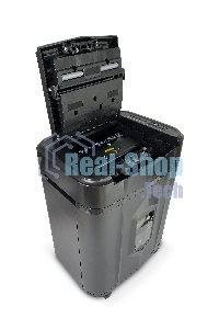 Шредер Heleos АП20-4 черный с автоподачей (секр.P-4) перекрестный 131лист. 20лтр. скрепки скобы пл.карты