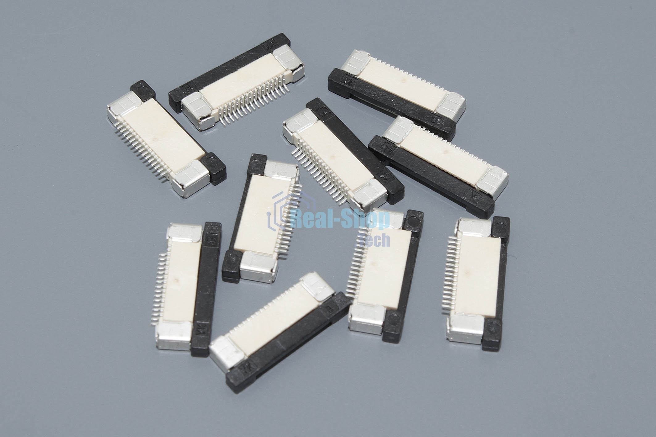 Разъем FPC Half Coverage Bottom Contact 0.5K-BX-16PWB 16 pin высота 2мм шаг 0,5мм 10 шт