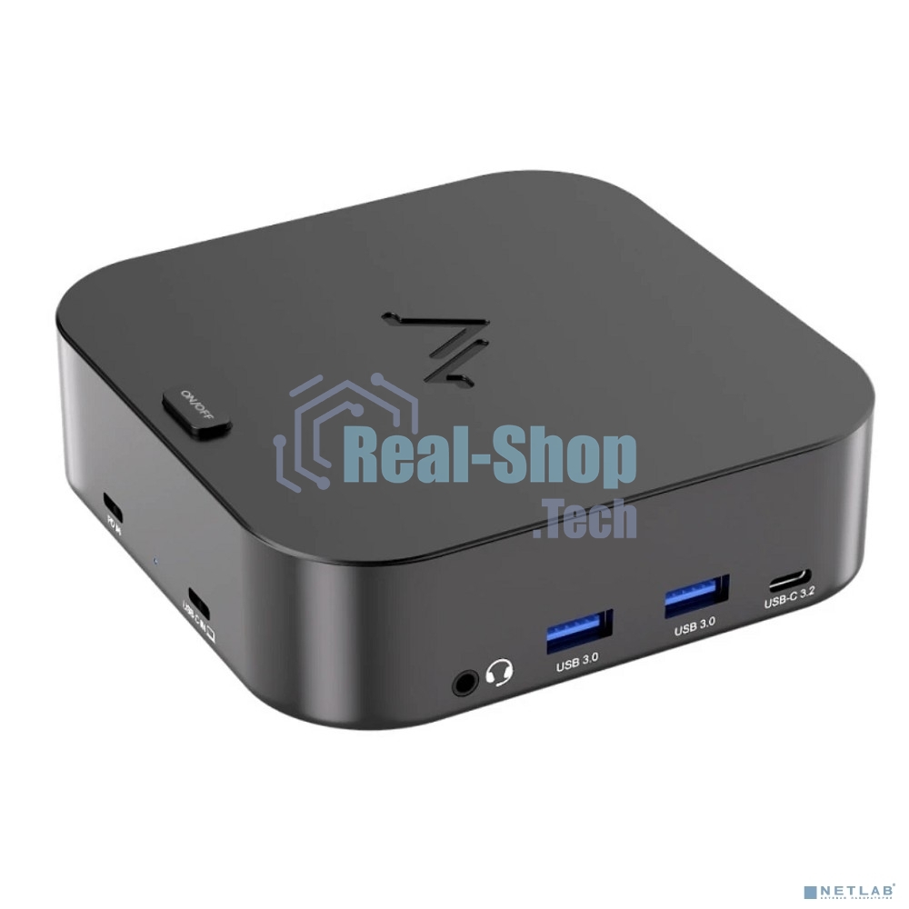 USB-концентратор Maibenben USB-C Dock DS301 100W (YPE-C TO TYPE C PD + 4USB3.0 + 3.5 + RJ45 + HDMI + 2DP)