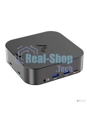 USB-концентратор Maibenben USB-C Dock DS301 100W (YPE-C TO TYPE C PD + 4USB3.0 + 3.5 + RJ45 + HDMI + 2DP)