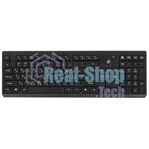 Комплект клавиатура+мышь Oklick S269W беспроводной, USB, 1600 DPI, чёрный