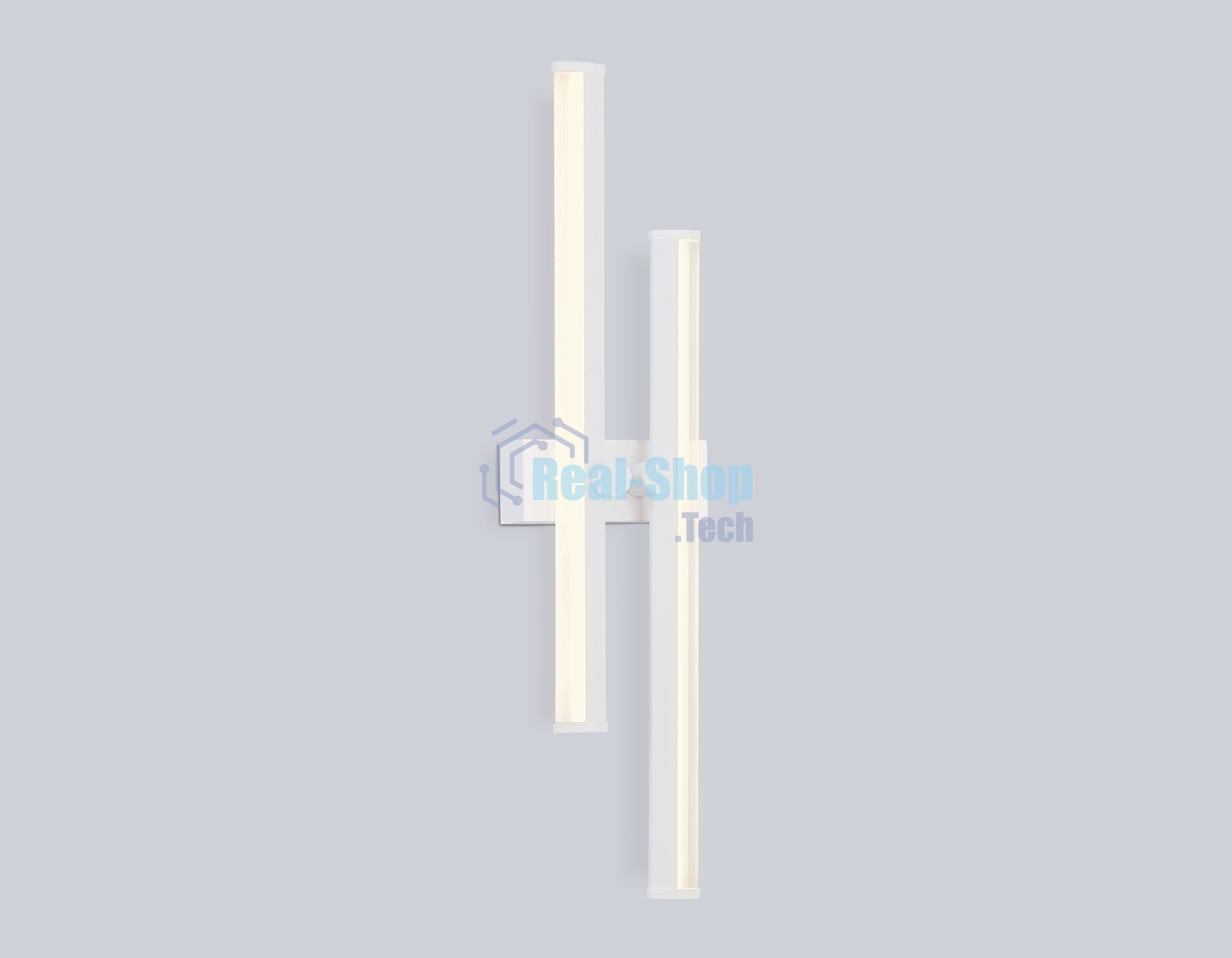 Настенный светодиодный светильник Ambrella light FL6151 WH белый 18W 3000K-6400K 510*120*65