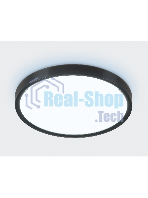 Потолочный светодиодный светильник Ambrella light FZ3050 BK черный IP44 24W+10W 6400+6400К D300*40 (Без ПДУ)