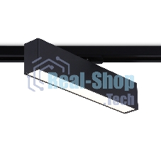 Трековый однофазный светильник Ambrella light GL6767 BK черный LED 12W 4200K 300*22*48