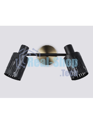 Светильник Ambrella light TR8668/2 BK/SB чёрный/бронза E14/2 max 60W 360*100*190