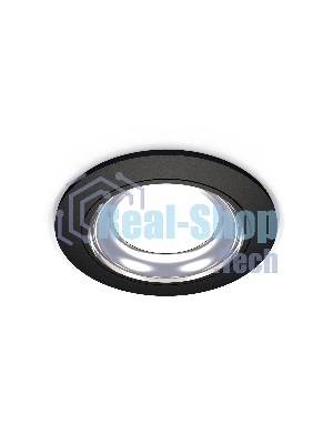 Комплект встраиваемого светильника Ambrella light XC7622061 SBK/PSL черный песок/серебро полированное MR16 GU5.3 (C7622, N7023)