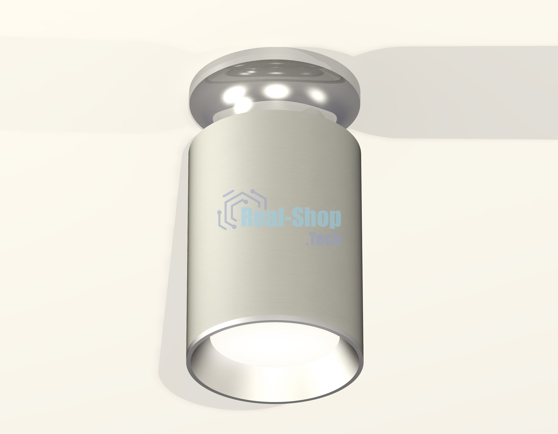 Светильник Ambrella Light XS6314101 SGR/PSL серый песок/серебро полированное MR16 GU5.3 (N6903, C6314, N6104)