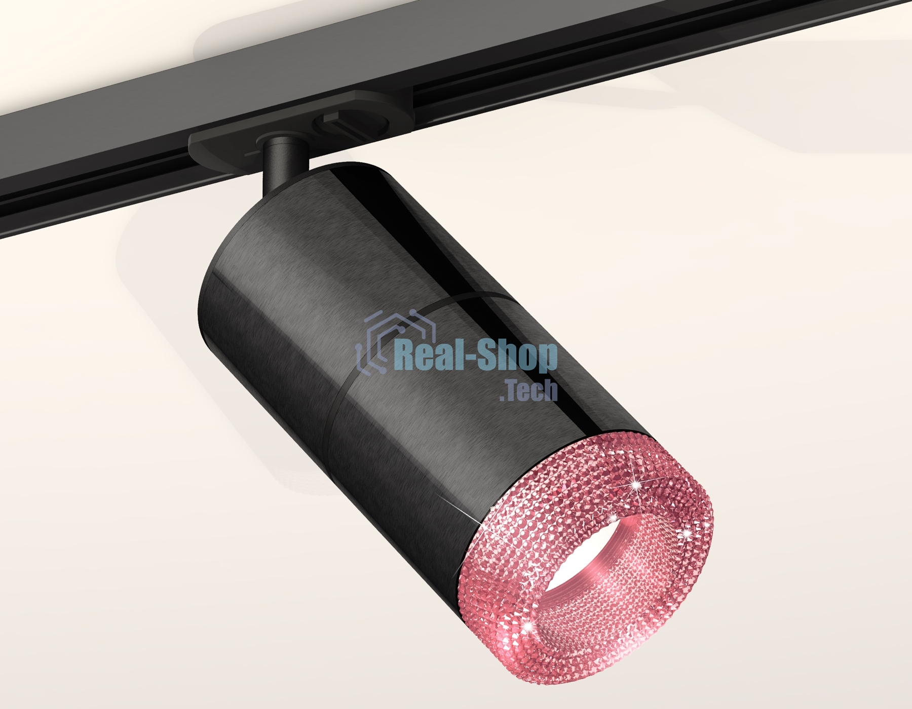 Светильник Ambrella light XT7403003 DCH/PI/SBK черный хром/розовый/черный песок MR16 GU5.3