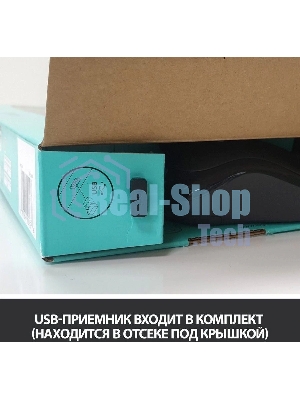 Комплект клавиатура+мышь Logitech MK270 беспроводной, USB, 1000 DPI, чёрный (неоригинальная гравировка)