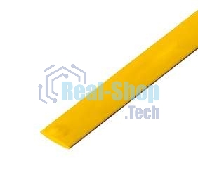 Трубка термоусадочная Rexant 20-6002 6.0/3.0 1 м желтый