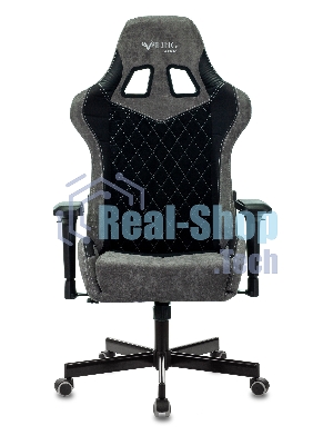 Кресло Бюрократ VIKING 7 KNIGHT B FABRIC черный, ткань, 120 кг, механизм качания