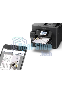 МФУ струйное Epson L6550 (C11CJ30404), A4, цветной, печ. до 25/12 стр/мин.(ч/б/цв.), скан. до 27.5 стр/мин., 4800x2400 dpi (печ.), 2400x1200 dpi (скан.), Ethernet, USB, Wi-Fi