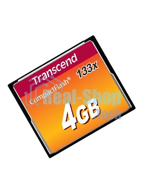 Флеш карта CF 4Gb 133x Type I Transcend (TS4GCF133)