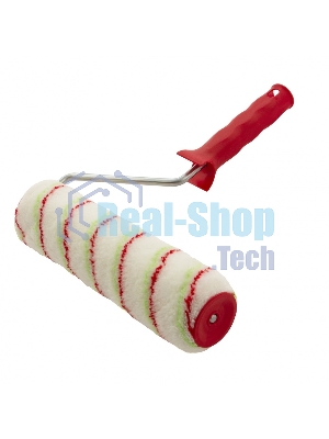 Валик Сибртех Эмали, 250 мм, ворс 12 мм, D 48 мм, D ручки 8 мм, полиамид,полиакрил