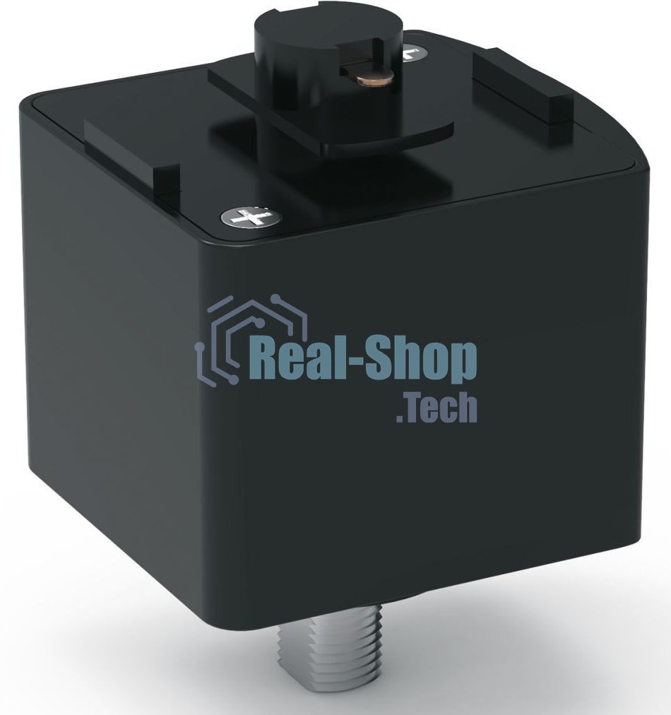 Адаптер Gauss для подключения светильника к трековой системе, черный 1/50 TR124