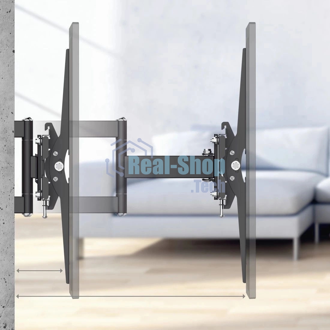 Кронштейн для телевизора Hama 00220830 черный 32