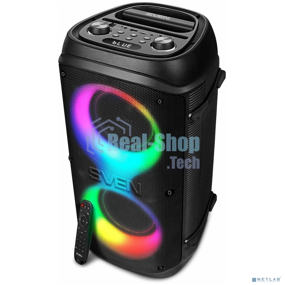 Колонка портативная Sven PS-800 черный 100W 2.0 BT 10м 4400mAh