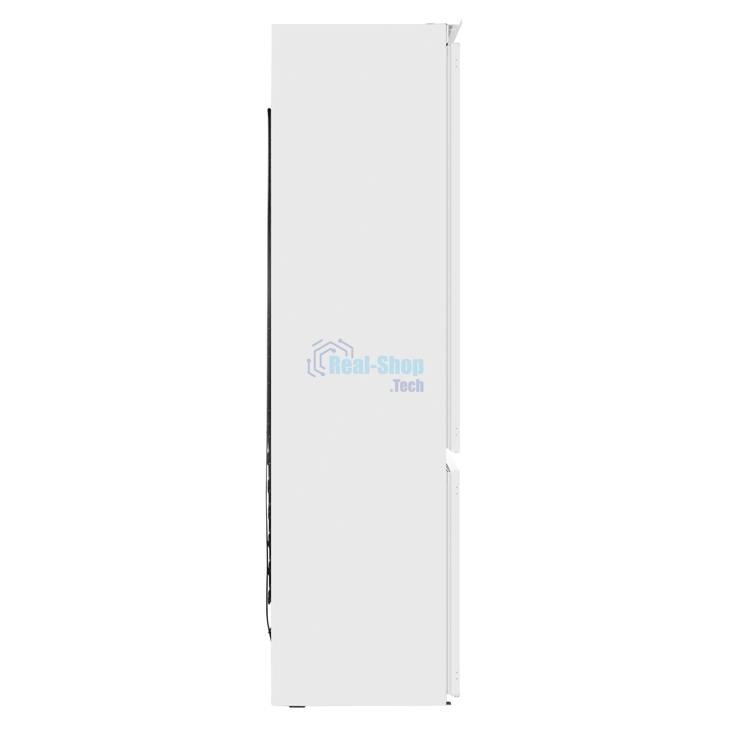 Встраиваемый холодильник Maunfeld MBF19369NFWGR LUX Inverter белый двухкамерный 257/84л морозилка снизу