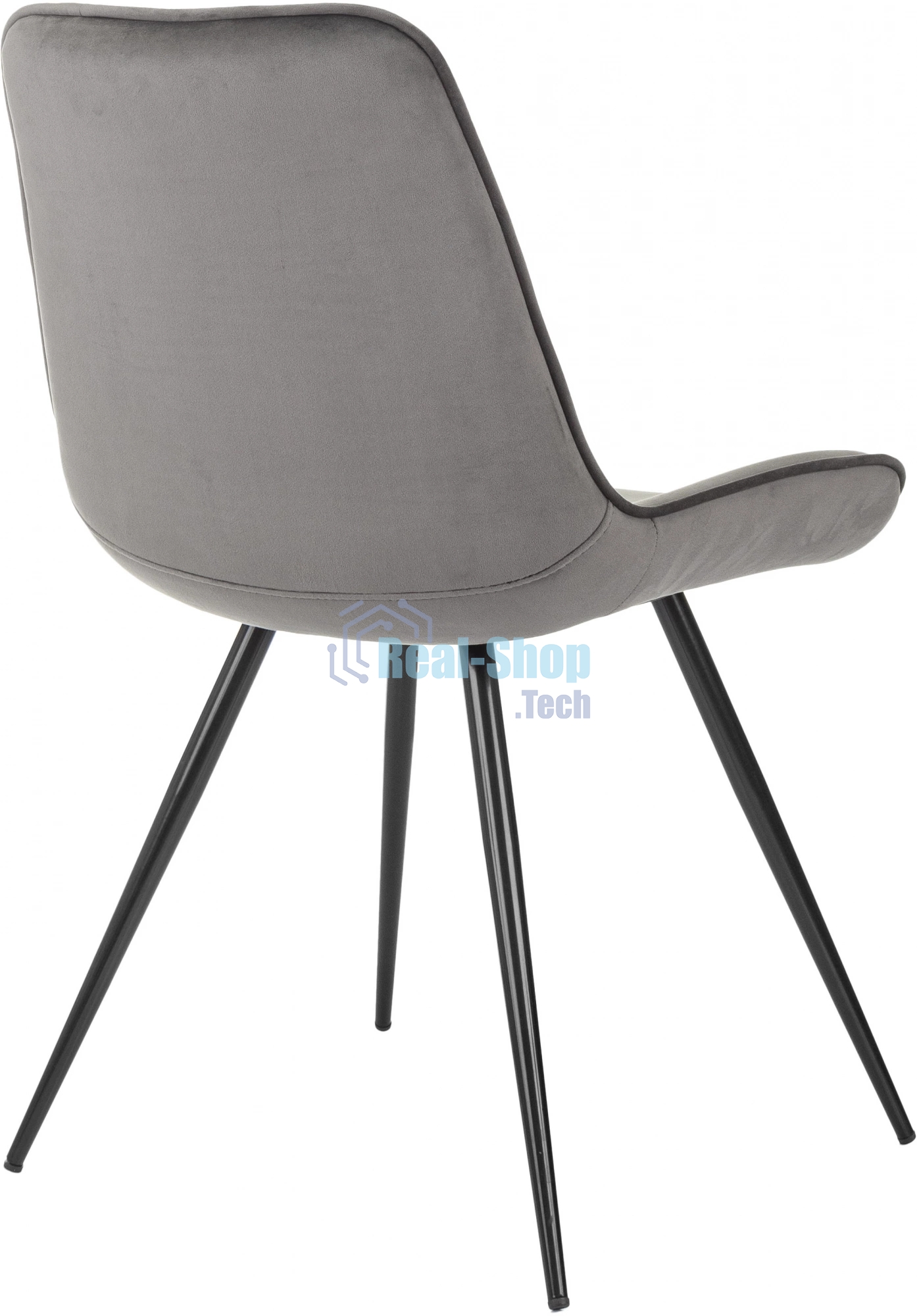 Стул для дома Бюрократ CH-K2 т. серый Holland 18 металл черный на ножках