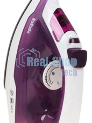 Утюг BBK ISE-2409 фиолетовый, 2400 Вт, 40 г/мин, 140 г/мин, 360 мл