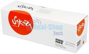 Картридж лазерный Sakura CF403X/045HM для HP Color LaserJet Pro M252n/M252dn/MFP277dw/277n и Canon i-SENSYS LBP-610C, MF-630C, пурпурный 2200 к.