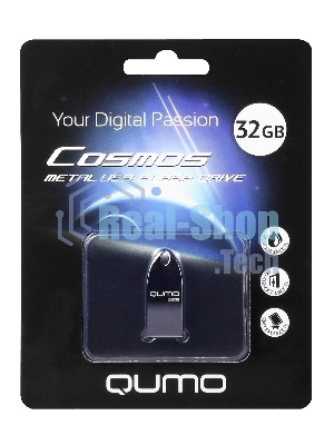 Флешка USB 2.0 QUMO 32Gb, Cosmos QM32GUD-Cos-d Dark