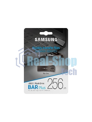 Флешка USB 256Gb USB Drive USB 3.1 Samsung BAR Plus (up to 300Mb/s) (MUF-256BE4/APC)