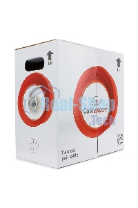 Кабель FTP Cablexpert FPC-5004E-SO кат.5e медь однож. экран, 305м pullbox, серый