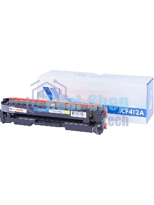 Картридж лазерный NVPrint совместимый для LJ Pro M477fdn/M477fdw/M477fnw/M452dn/M452nw CF412A Yellow (2300k)