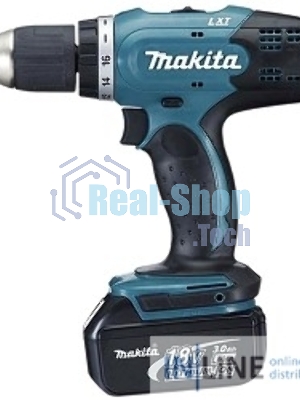 Дрель-шуруповерт Makita DDF453RFE, 18 В, 3 Ач, 42 Нм, щеточный