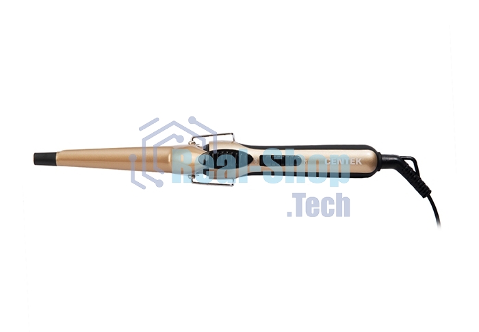 Щипцы для завивки волос Centek CT-2089 черный/золотистый, 13-25 мм, 200 °C, 1 режим